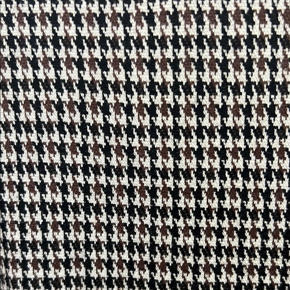 Philosophy Womens Medium Black, Brown and White Houndstooth Leggings - Picture 3 of 5